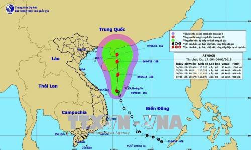 Áp thấp nhiệt đới đã mạnh lên thành bão số 2 ảnh 1